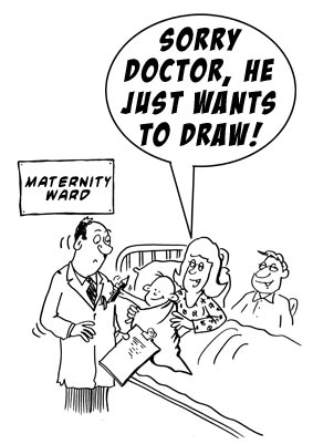 maternityward About cartoonist...